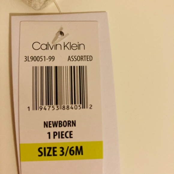 Calvin Klein Baby Henley Onesie - Picture 7 of 7